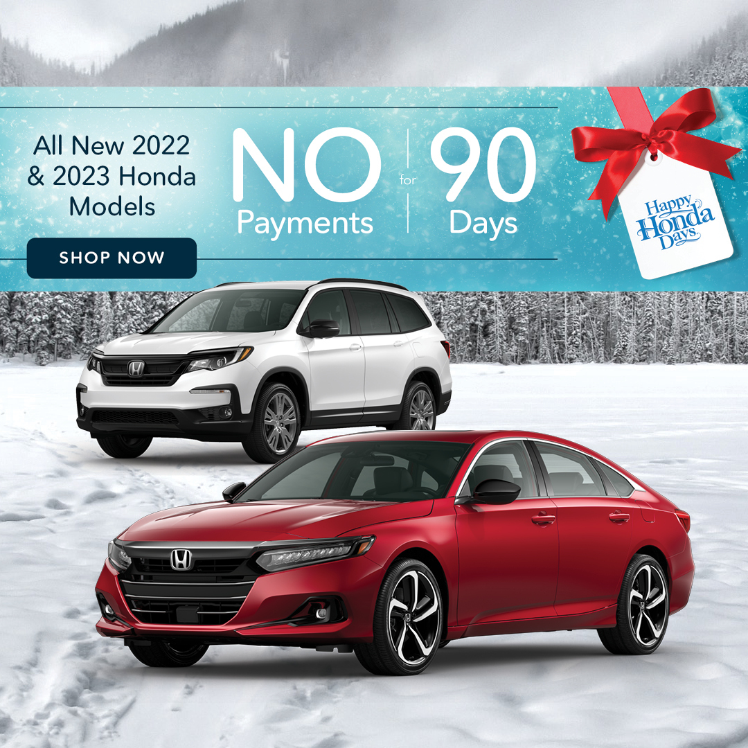 Just announced! Get the best Holiday gift in town, a new Honda. 
➡️ bit.ly/3VK3NSg