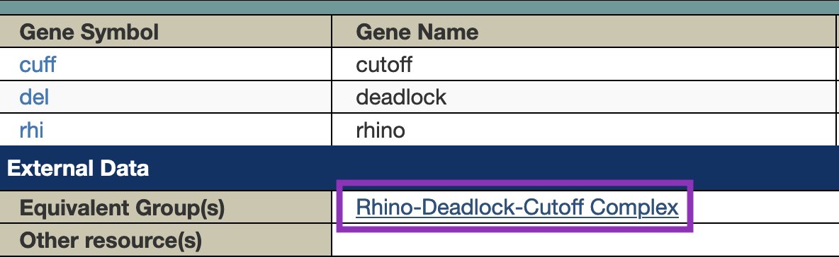 FlyBaseDotOrg's tweet photo. FlyBase gene group macromolecular complexes are being added to the Complex Portal (EMBL-EBI) https://t.co/0tQ1s1BnVh.
Links to Complex Portal pages on #GeneGroups reports are found in the External Data section. https://t.co/ZiOkml4LMS