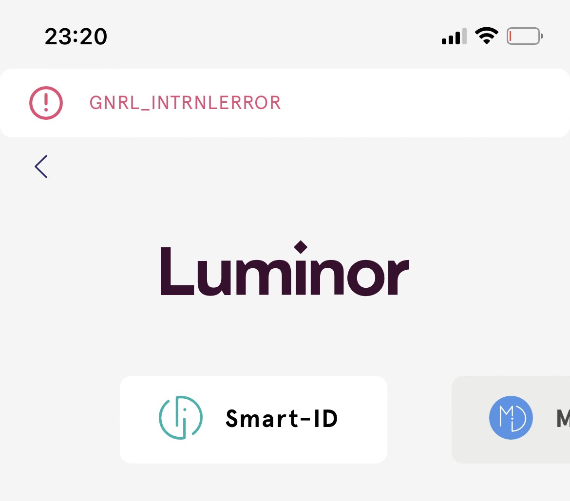 taavilinnamae's tweet photo. Tsau, @luminoreesti ! Ei, ega ma ei tahtnudki midagi. Ja kindlasti mitte netipanka minna. Mis seal reede õhtul ikka teha.. #grandfailure #luminor https://t.co/6Yd1mhuOqE