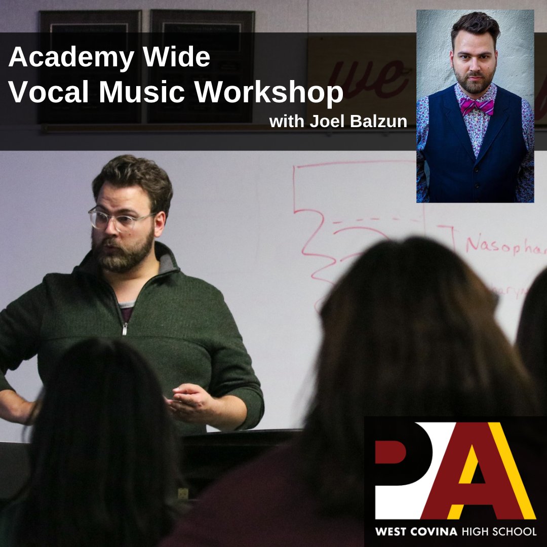 WCHS_PAA's tweet photo. Did you catch our post about our Vocal Music Workshop earlier this semester? 

If not check it out on our website at https://t.co/lT0l1YYSRa or through the link in our bio.

@WestCovinaUSD @emyflores5 @westcovinahs @DrParkWCHS @WCHS_choir @WCHS_Theater @MrVelaWCHS @mxwongster https://t.co/QR5zmVvAkJ