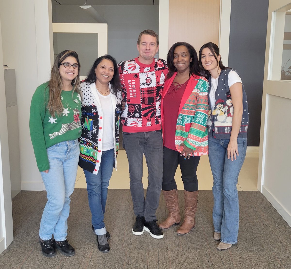 URBACON (@urbaconbuilding) on Twitter photo Urbacon employees got into the festive spirit to celebrate National Ugly Sweater Day. They did not disappoint!
#NationalUglySweaterDay #Holidays #HappyHolidays Urbacon employees got into the festive spirit to celebrate National Ugly Sweater Day. They did not disappoint!
#NationalUglySweaterDay #Holidays #HappyHolidays