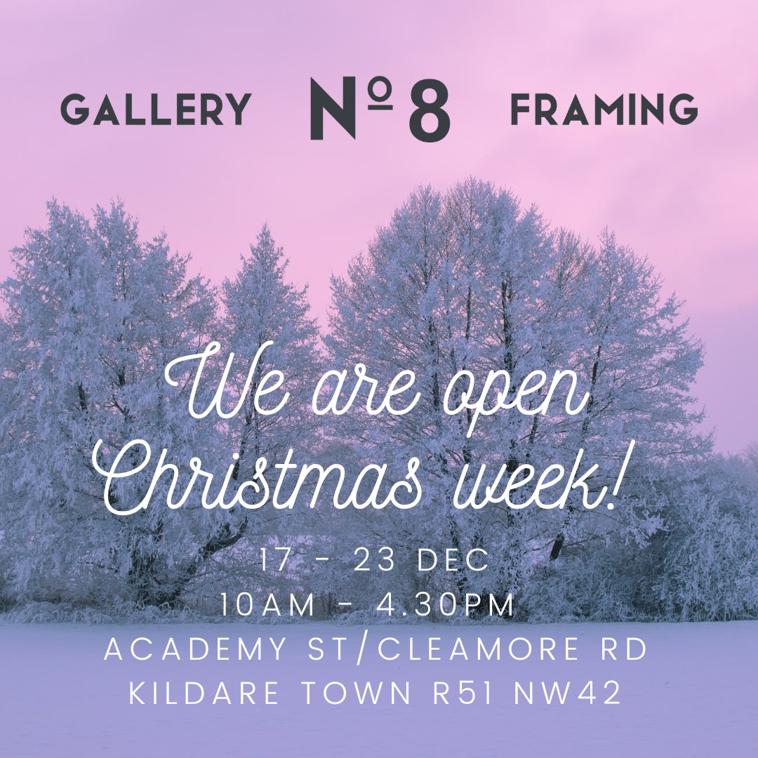 #Christmas opening hours #KildareTown #Kildare #KildareVillage