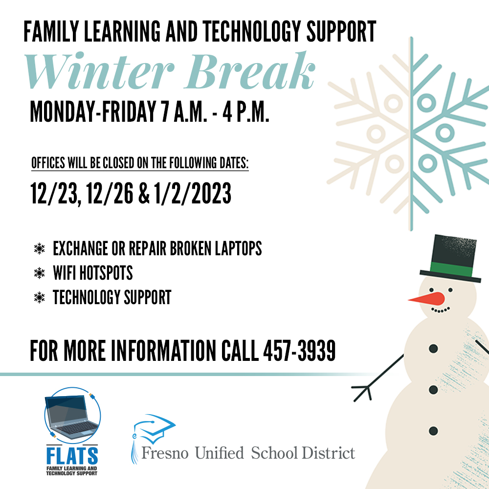 Fresno Unified on Twitter "Great news! Our Family Learning and