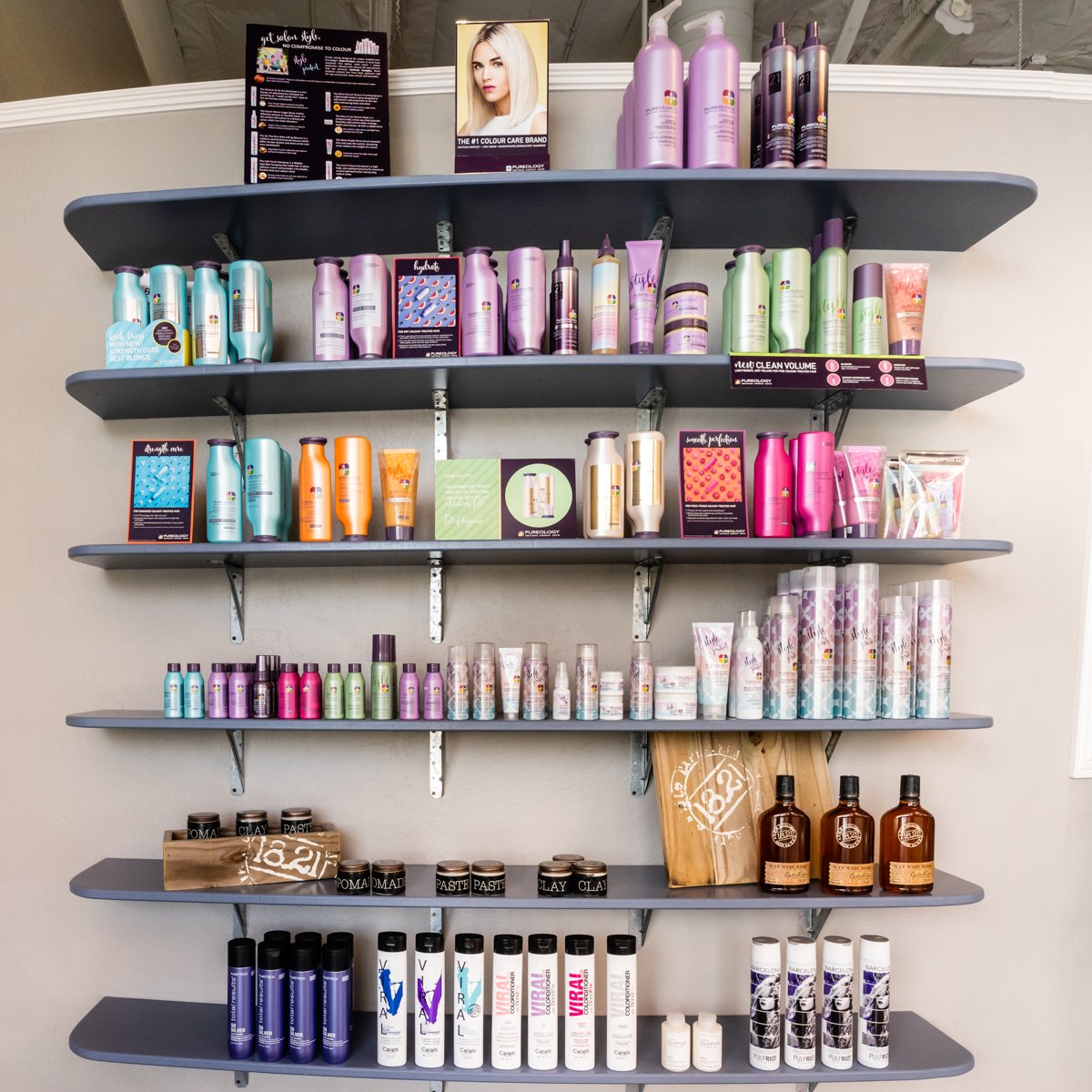 With the cold weather setting in, now more than ever, it's essential to maintain your hair health. Ask us which products would work best for you to use in-between appointments.