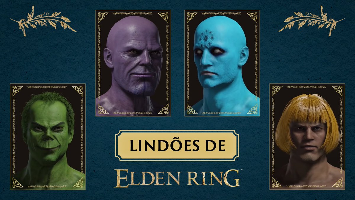 BandaiNamcoBR's tweet photo. Você já viu ou criou algum personagem mais bonito e mais perfeito que esses em Elden Ring?

Estou pronto para ver as criações mais bonitas nos comentários 💘 https://t.co/ekyJeoEZRt