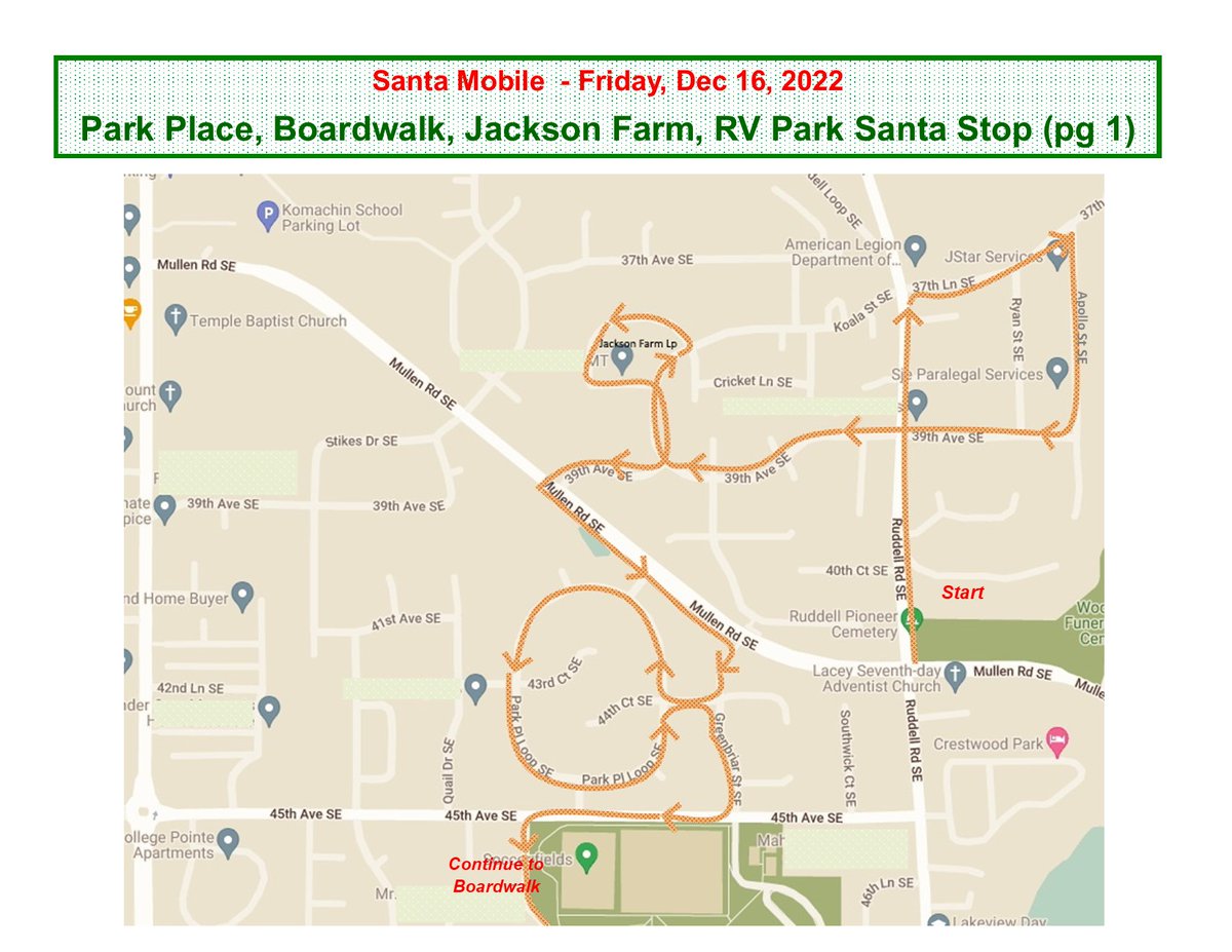 LaceyFireDist3's tweet photo. Friday, Dec 16 - #SantaMobile tonight! Apollo St, Jackson Farm, Park Place, Boardwalk plus SANTA STOP at Rainier Vista Park, estimate arrival between 7-7:30pm! Leaves Station at 6pm; planed route subject to minor changes. Keep tabs by tracking Santa at https://t.co/FdpdxwiACm https://t.co/g1B4gjgmXD