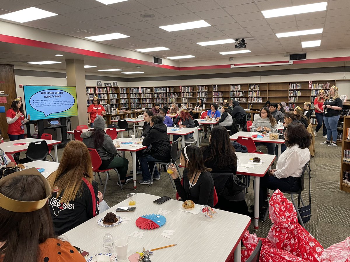 MacArthurCards's tweet photo. Thank you @MacHSCounselors for an marvelous Muffins with Moms event this morning. #heartbeats #mommasROCK @IrvingISD #PowerOfUs https://t.co/zB8DkfvkzN