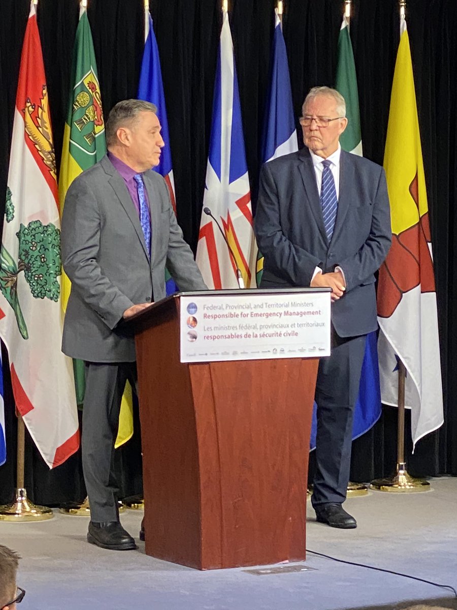 MinPiwniuk's tweet photo. Last day of the FPT for Ministers Responsible for Emergency Management in Ottawa. I had some productive conversations and collaborations in discussing key priorities for advancing future mitigation strategies for Manitoba and across Canada.
#mpoli #manitoba #emergencymanagement https://t.co/lSjs5nrJLw