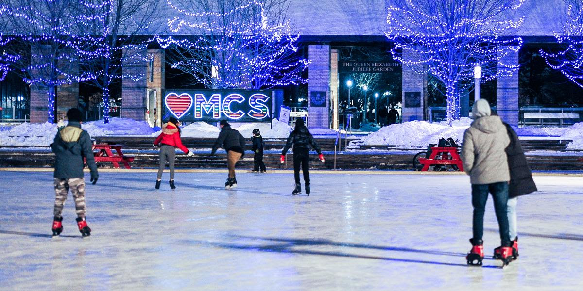 We have teamed with our friends at Mississauga Celebration Square to feature the music of  'A Merry Little Christmas' at the Celebration Square skating rink! Showtime is 4:00PM.

Pour a hot cup of cocoa, lace up your skates, and enjoy the music of #Christmas.