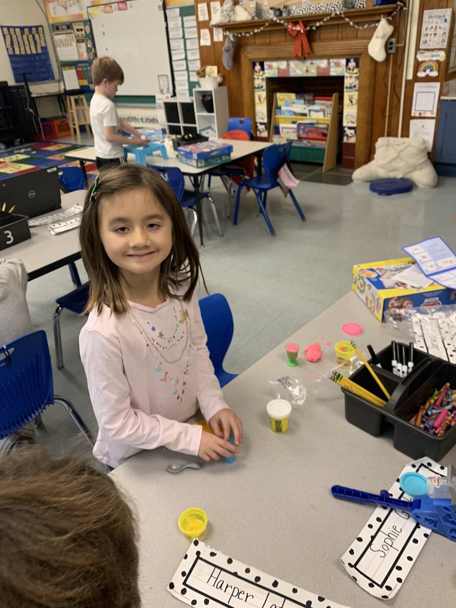 Got to have my first grade buddy come visit and help out today! ❤️ #tatemtweets