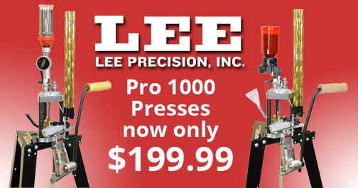 grafandsons's tweet photo. LEE Pro 1000 presses are now only $199.99! Available in a variety of calibers.
Get yours here: https://t.co/FUCSYtna2x
#Lee #pro1000 #reloadingbench https://t.co/Q1bZ5qqHJb
