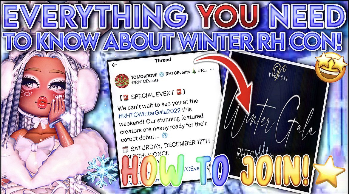 HelloKiaraYT's tweet photo. 💖NEW VIDEO out NOW!!❄️⭐️🎄

HOW to JOIN WINTER ROYALECON 2022?! EVERYTHING *YOU* NEED to KNOW!! 
Link: https://t.co/63sS3n9F8r
#RHTCEvents #RoyaleHigh #royalehigh #RHTC #rhtc #roblox https://t.co/1Z4WSu5rqb