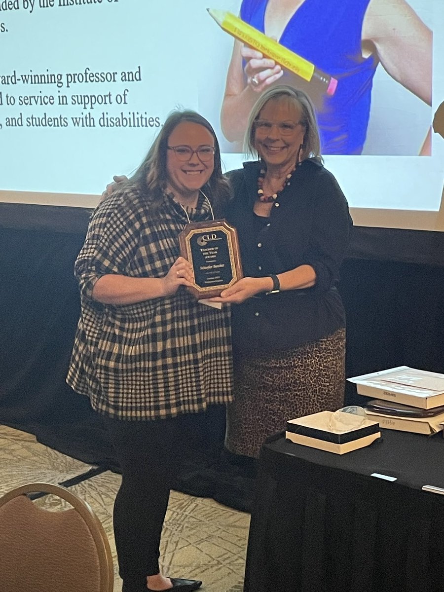 UTAeducation's tweet photo. One of our newest #specialeducation adjuncts -- Schuyler Beecher -- was recently named Teacher of the Year by the Texas Council of Learning Disabilities! 

Full Story: https://t.co/YlNpM4U0Ck #YearInReview #UTA #TeachUTA #LeadUTA #TeacheroftheYear @SM_Beecher @texas_cld https://t.co/pwTrAKJ6k2