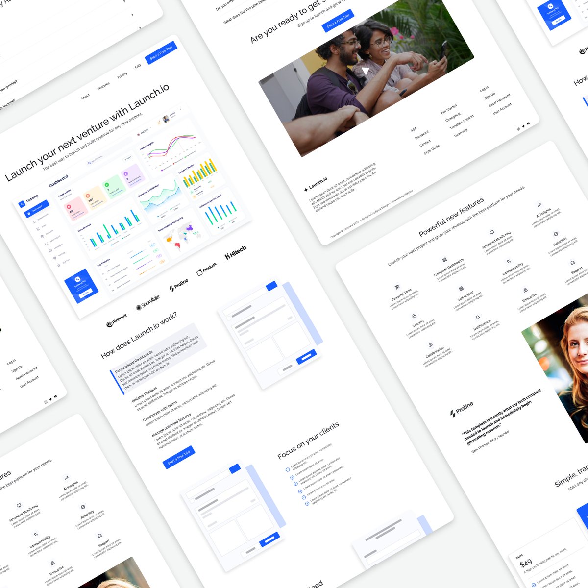 SparkDotDesign's tweet photo. 🚨 Just launched! 🚨 Our Launchio Webflow template, a one-page landing page for startups to launch a new website quickly, is now available for purchase in the Webflow template marketplace! 🚀 https://t.co/b7ht92dBFJ 

#webflow #webflowtemplate #websitetemplate #webdesign #startup https://t.co/gEYDPnyEOL