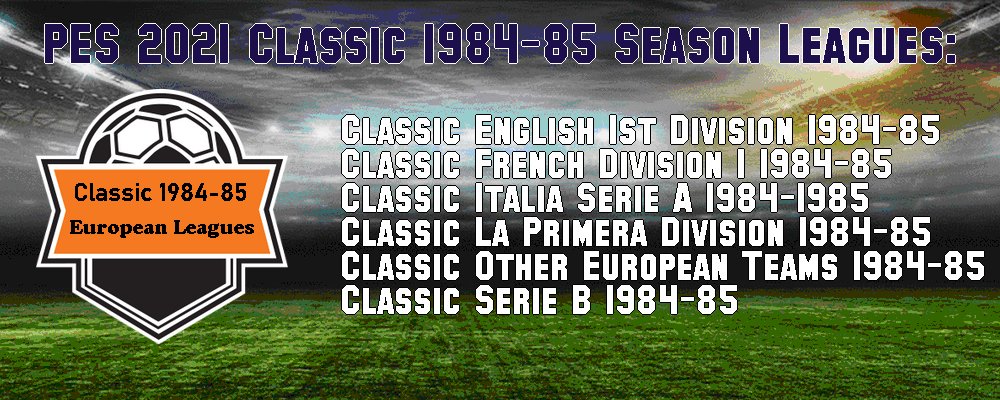 PesFutebol's tweet photo. Classic 1984-85 European Season Leagues by Various

Download Link: https://t.co/RjpXGTRUqi https://t.co/jnJmJyIblV