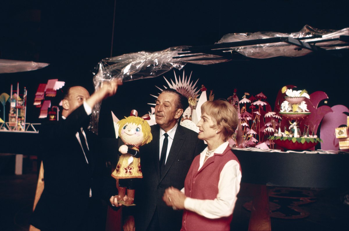DisneyD23's tweet photo. 70 years ago today, Walt Disney formed a think tank of his moviemakers to develop Disneyland, using their film expertise to craft dimensional storytelling. We're celebrating Walt Disney Imagineering’s anniversary and the contributions of its Imagineers: https://t.co/FdUyuYgNij https://t.co/Ro3SirmQdj