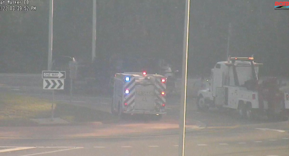 EXIT RAMP CLOSED: I-12 East to Walker South Road due to overturned truck in the roundabout.