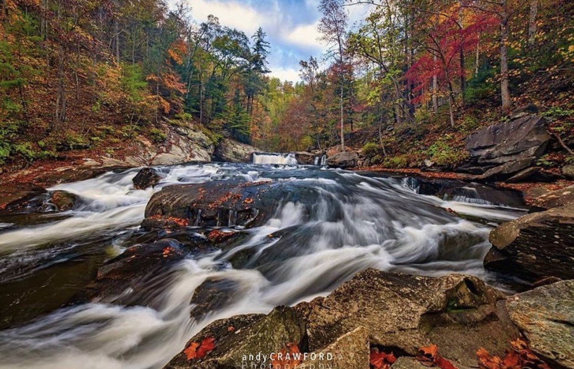 Where will you {go} to see stunning views this weekend? #GOxExplore ambassador Andy Crawford 📸 always inspires us to take a hike and explore places like this one ☝️ at the Tellico River in East Tennessee. 

#weekendgetaway #beautifuldestinations #waterfalls #bestviews #landscape