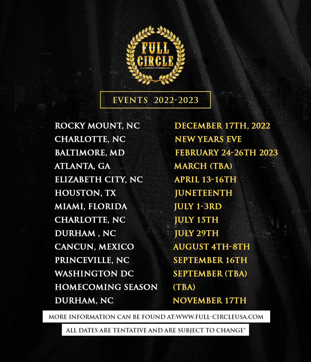 FullCircleUSA's tweet photo. Rocky Mount, NC 🗣️ WHADDUP DOE?! ⏳ https://t.co/2GqL41oksl