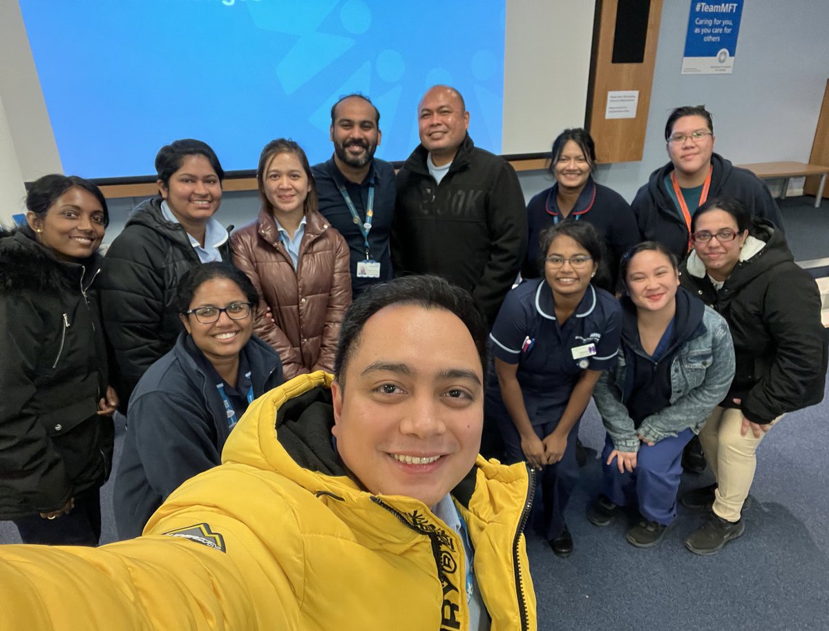 LeonardLero's tweet photo. Met the International Recruitment team &amp; some of our international nurses at @NorthMcrGH_NHS at the IR Workshop. Thank you @MFT_IRNurses @mmat310 @shamshazi. Looking forward to supporting our nurses with events like this 👍🏼👏🏼 https://t.co/3rLGGzvO0w