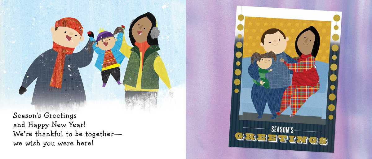 SimonKIDS's tweet photo. Learn how different families celebrate the winter season with this holiday card-inspired board book #HappyAll-idays by Cindy Jin and illustrated by @RobSayArt! https://t.co/cF3n4WKzVg