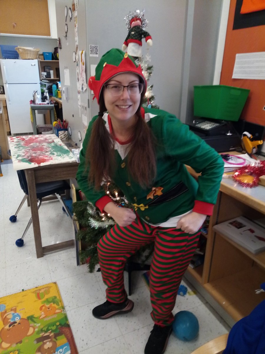 Another end of a placement. My last placement with children at that. Very sad, but I'm sure I will continue working with children in some capacity in the future. As my final day I wanted to bring some extra cheer for the holiday season. Merry Christmas!