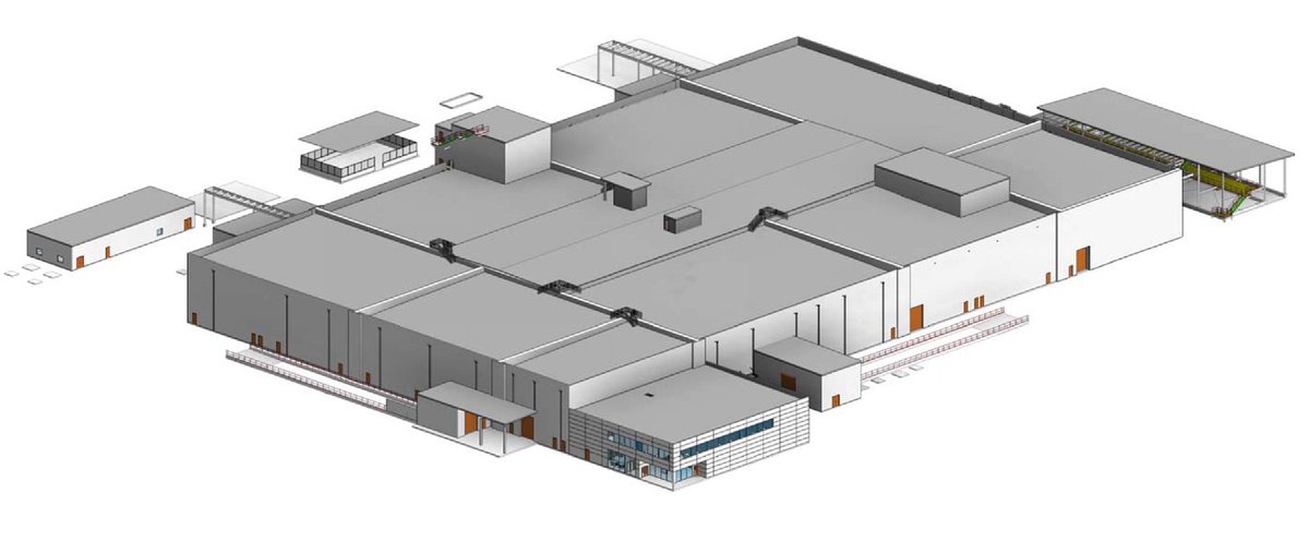 artist's rendering of the Lithium Processing Facility 