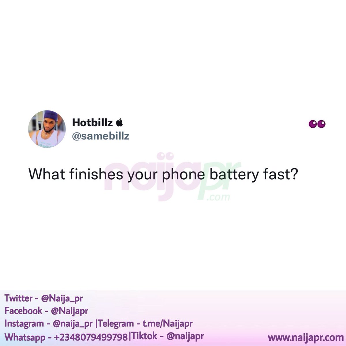 Naija tweet media