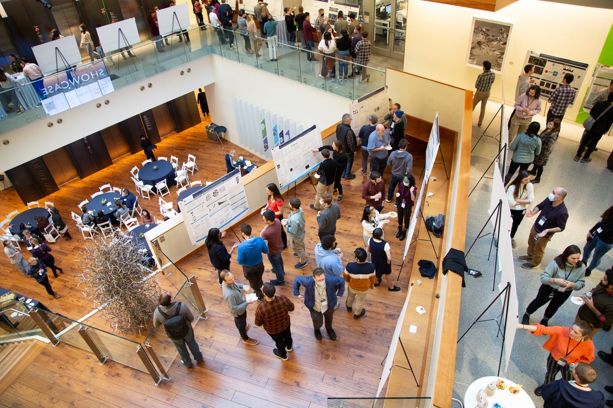 AllenInstitute's tweet photo. Big, Team, and Open Science was on full display at #Showcase22! In our first in-person showcase since 2019, teams shared developing research in #neuroscience, #cellscience, and more. Thank you to every Allenite who presented, participated, and organized this special event. https://t.co/Mll9OW1aT4