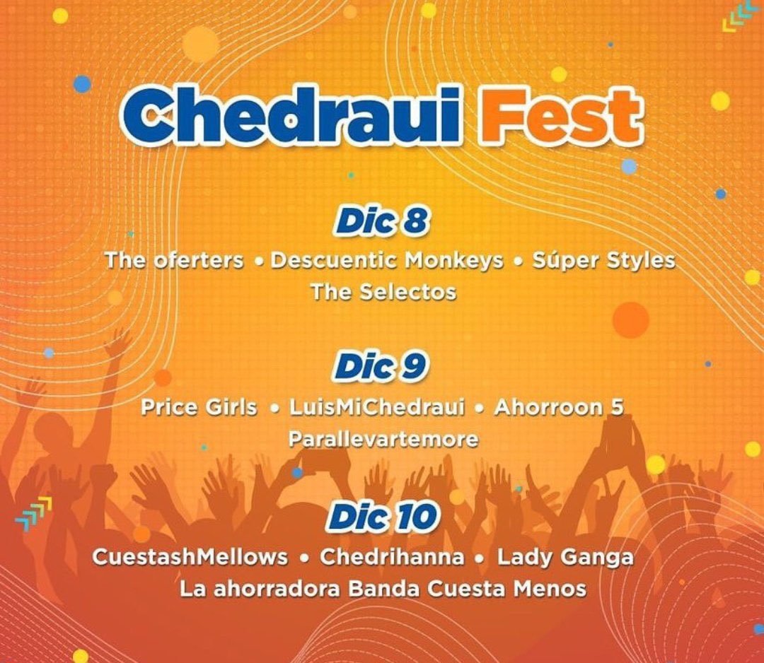 jrisco's tweet photo. Del CHEDRAUI FEST destaco con mención honorífica: 

Ahorroon 5
Descuentic Monkeys
Lady Ganga

*Hubiera pagado por estar en esa junta creativa con chocongos 👌🏻 https://t.co/RZdsPDF3qJ