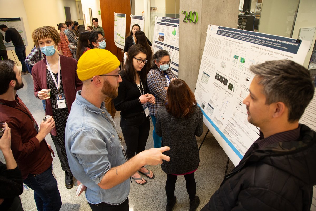 AllenInstitute's tweet photo. Big, Team, and Open Science was on full display at #Showcase22! In our first in-person showcase since 2019, teams shared developing research in #neuroscience, #cellscience, and more. Thank you to every Allenite who presented, participated, and organized this special event. https://t.co/Mll9OW1aT4