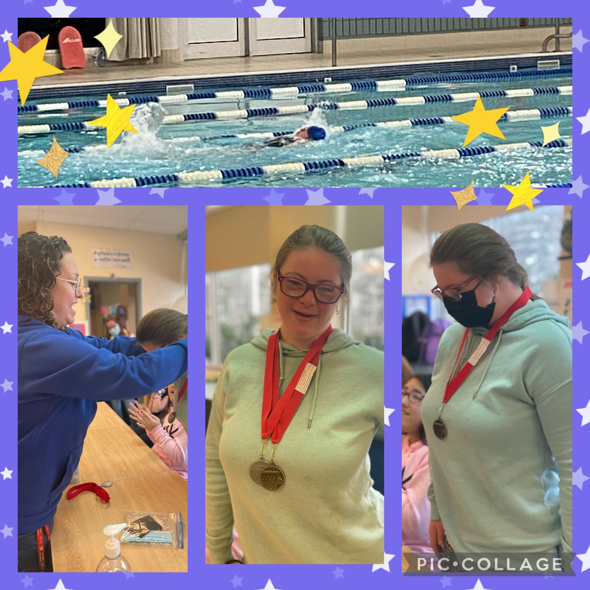 A massive congratulations goes out to one of our own Life Skills students who competed in the GBSSA swim meet - para division. We’re so proud of you M and wish you mountains of luck at OFSSA #inclusionmatters @jeremy_oxley @SCDSB_Schools @MccarthyChappel @CharleneScime @SCDSB_SE