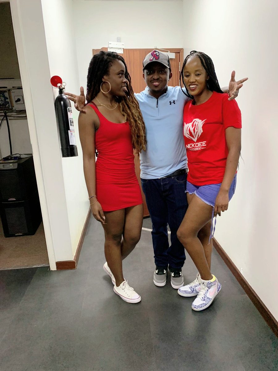 KeepItKiss's tweet photo. #TeamAfterburn, Thank you for the maaad vibes &amp; fire show 🔥🔥
@DjNastiah  @QuellieLouise @Steno_Dj @KeepItKiss @AfterburnKISS
Have a lovely weekend. Let's link up, same time, same place next week for a blazing show. Sherehe kendelee💃💃
#KeepItKiss #AllDayEveryDay #FireFridays https://t.co/I9ZFUlelff