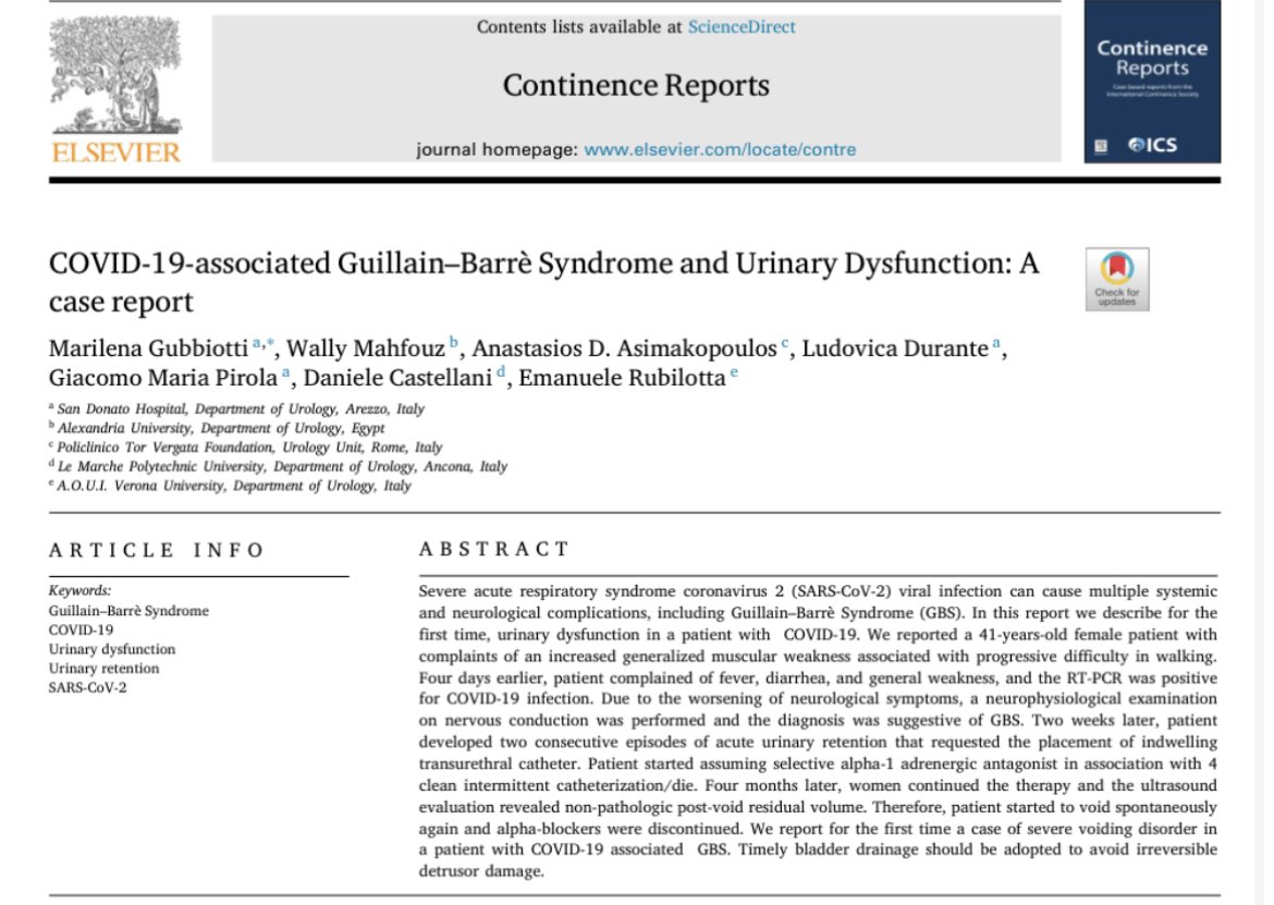 Continence Reports Journal tweet media