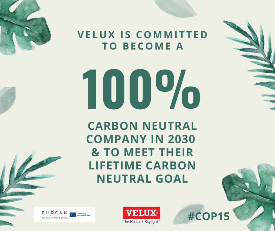 #COP15 &gt;&gt; Spotlight on <a href="/VELUXCanada/">VELUX Canada</a>

🌿 <a href="/VELUX/">deimos.exe</a> has adopted &amp; is implementing its Sustainability Strategy 2030 that sets an ambitious goal of becoming 💚 Lifetime Carbon Neutral 💚 by their 1⃣0⃣0⃣th Anniversary

To learn more: bit.ly/3YomrS4

#ItsOurNature #Sustainability