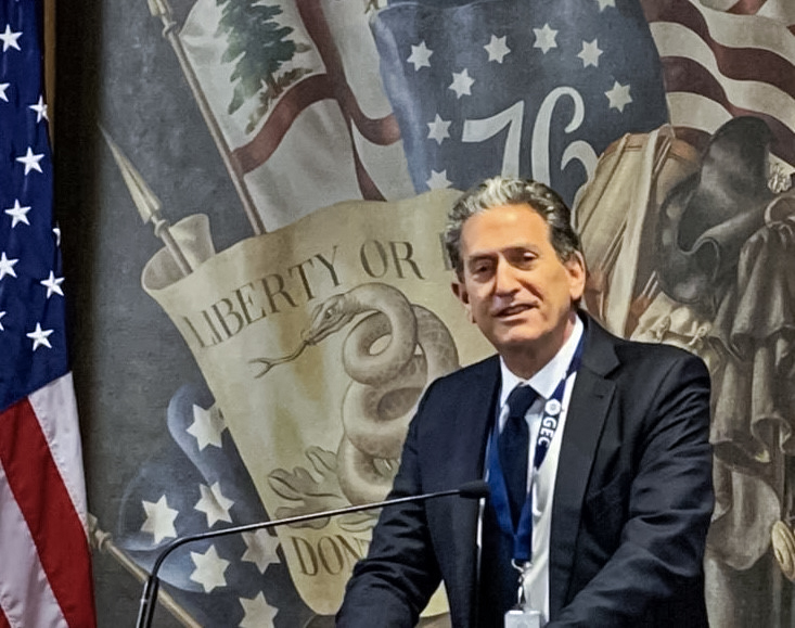 TheGEC's tweet photo. Honored to return to @StateDept as Global Engagement Center Special Envoy and Coordinator. This is a crucial moment for the United States and our partners to seriously counter the foreign propaganda and disinformation our adversaries have been pushing all over the world. - JPR https://t.co/kOldIcfIk2