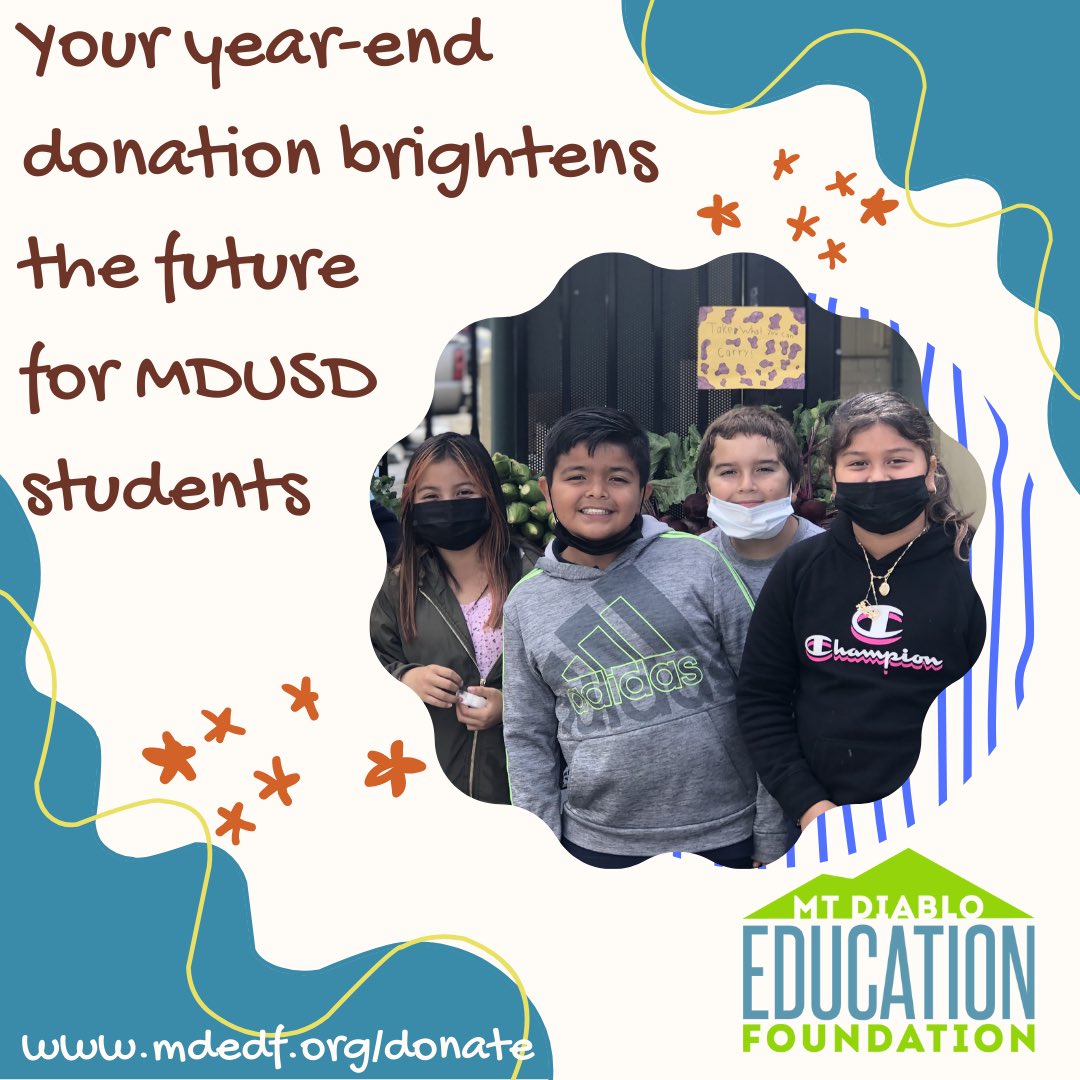 Mt. Diablo Education Foundation on Twitter: "This holiday season give