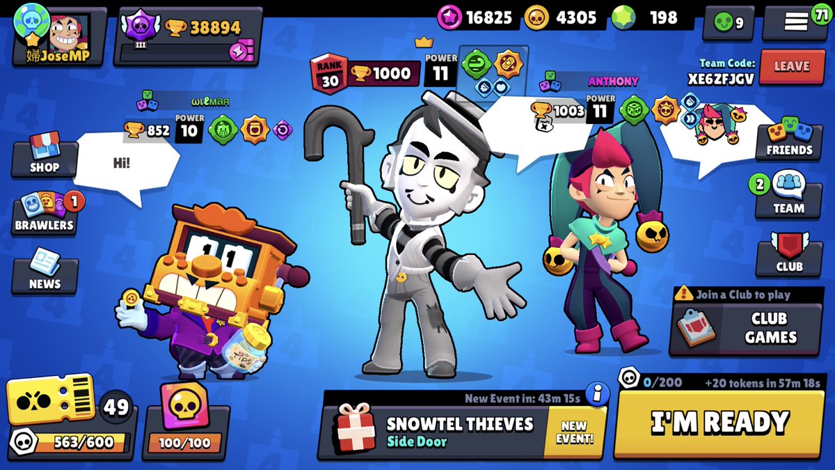 Gray R30 Sin Duda El Brawler q mas me ah costado subir, de paso orgulloso de no subirlo con buster y chester  de combo.