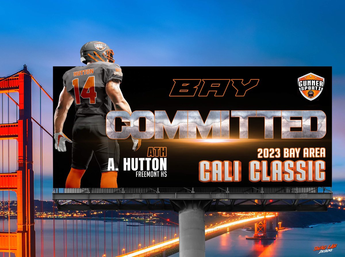 Gunner Sportz &amp; the Bay Area Cali Classic family would like to officially welcome Ahmed Hutton (ATH) to the 2023 HS SENIOR BOWL!!
#BACC2023
#HSSeniorBowl
<a href="/HuttonAhmed/">Ahmed Hutton</a> <a href="/Fremont_Tigers/">Fremont Tigers Football</a>