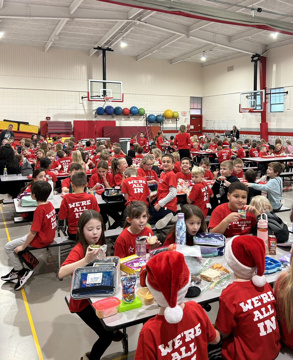 We’re All In!!  Look at all that red ❤️
Thank you Alan Shepard PTO!