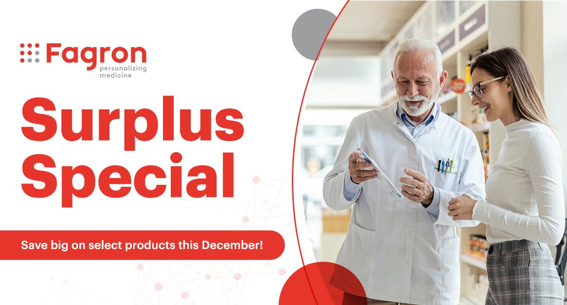 FagronUS's tweet photo. At #Fagron, we are committed to providing the brands and essentials your pharmacy needs to deliver individualized patient care. Call (800) 423 6967 to speak with a #Fagron representative about the latest Surplus Specials! #WeAreFagron #CompoundingPharmacy https://t.co/nehxVVTh7M