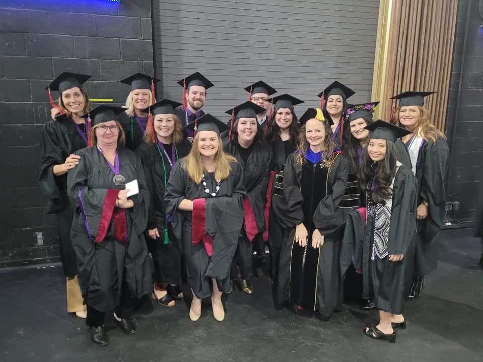 SarahJSteimel's tweet photo. Happy Graduation day to our Fall 2022 Master of Professional Communication Graduates. This is an outstanding group and I can't wait to see where their adventures take them from here. Graduation is my favorite! #WeberGrad πππ https://t.co/L7Ax39EsQv