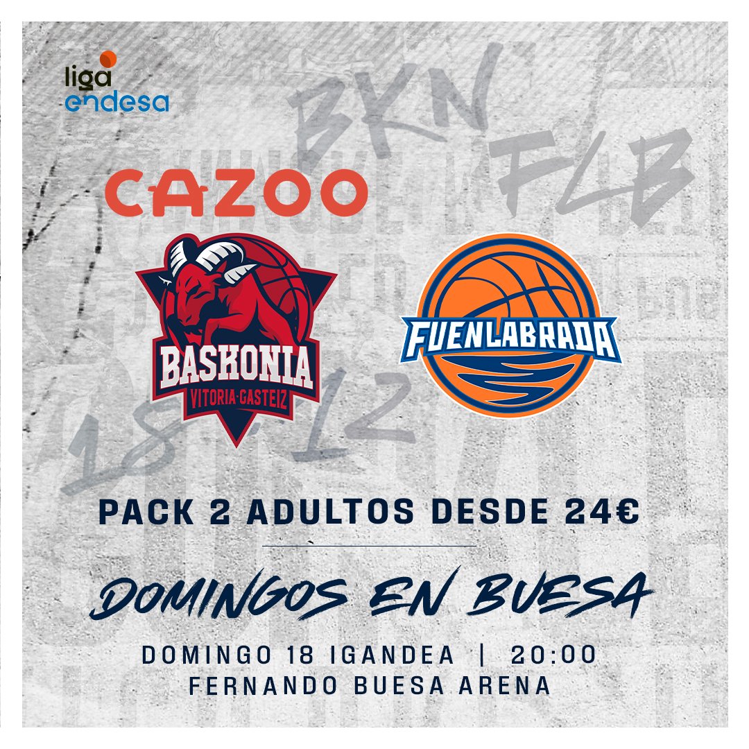 Baskonia's tweet photo. 🚨 ¡¡SORTEO!! 🚨

¿Quieres disfrutar en el Buesa del partido 🆚 @BFuenlabrada  ?

1⃣ FOLLOW + RT 
2⃣ Comenta quién crees que será el máximo anotador del encuentro 

🙌¡Y podrás llevarte DOS ENTRADAS!

#GoazenBaskonia | 🎟️ https://t.co/a4CS9GLswH https://t.co/VPYD8cnty9