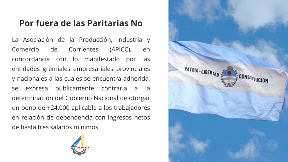 Rechazamos esta medida por el bien de nuestras #pymes,  #comercios y su gente. Cuidar las Pymes es cuidar el 70% de los puestos de #trabajo