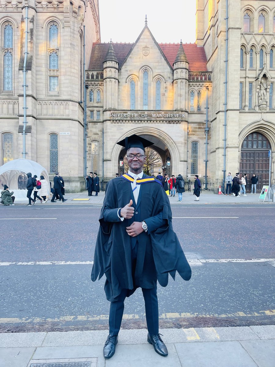 bershyr_jr's tweet photo. I am super excited attending my graduation and thrilled to wear @OfficialUoM fluffy hat & bright robes yesterday.
I am officially a graduate of the Masters in Polymer Materials Sci and Engg @OfficialUoM .
A beautiful day to remember. π π π.
#UoMGraduation @alumniUoM https://t.co/u08XBK54L3