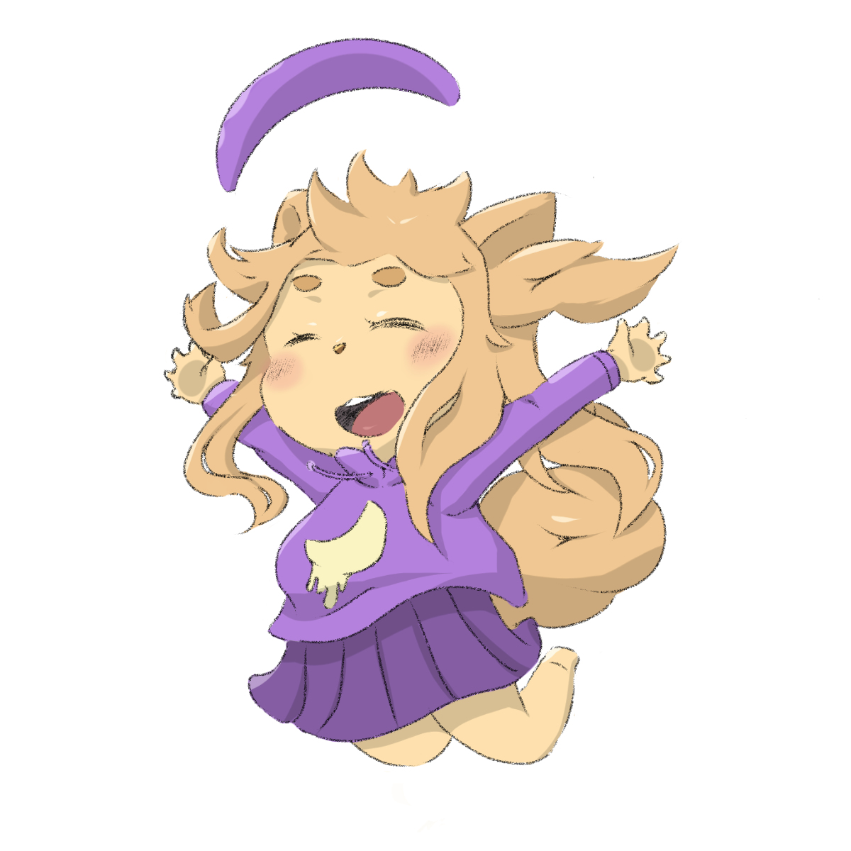 ZhonYie's tweet photo. Gao Chibi Jumping #girl #vtuber #skywolf https://t.co/mdRu3ep4C7 https://t.co/HFde0uHTUi