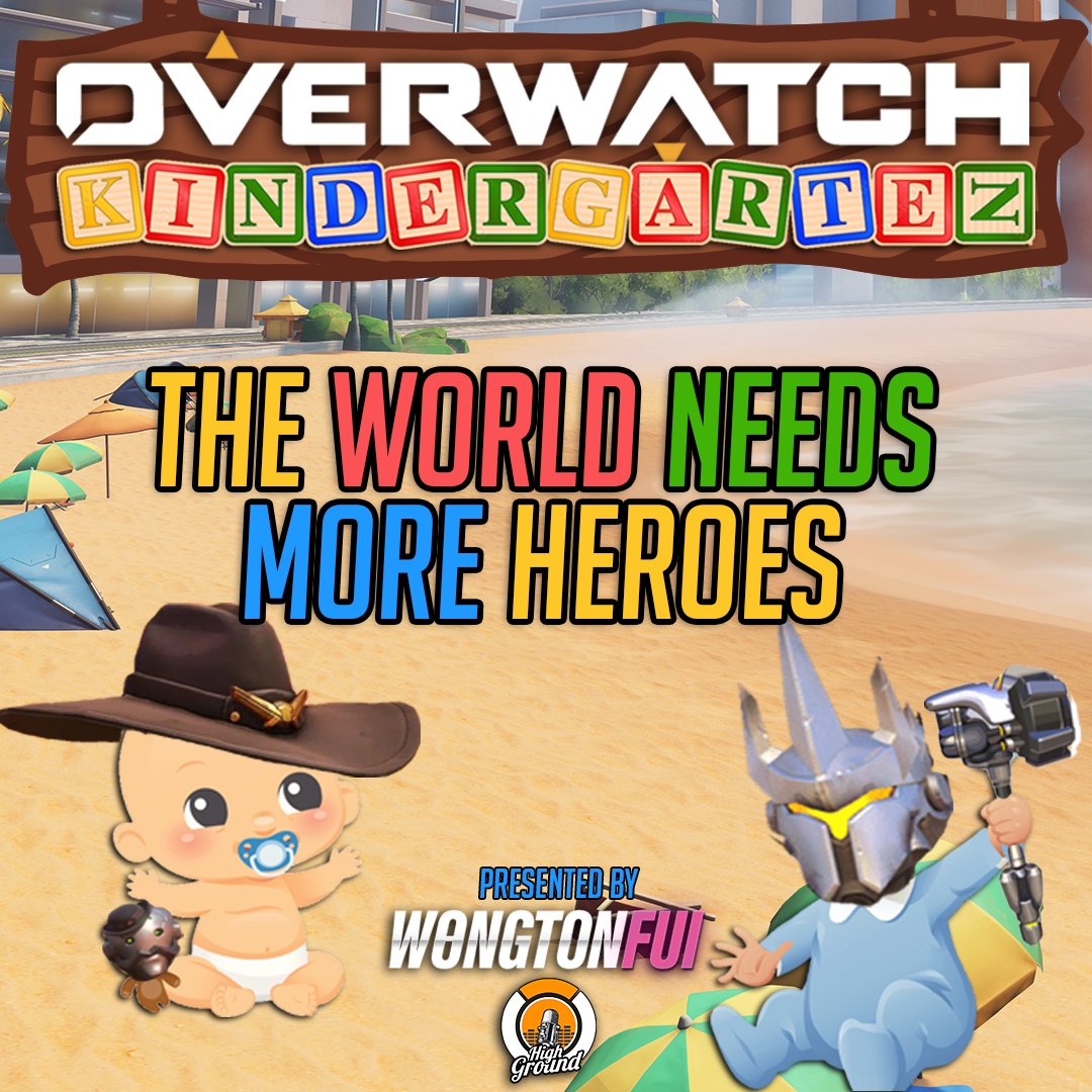 TODAY!  We're throwing BRAND NEW gamers into a live PUG-style match...  with a live panel watching, 
 supporting, and laughing with them! 
We call it: Overwatch Kindergarten.

Today at 7PM EST the chaos begins
twitch.tv/highgroundow