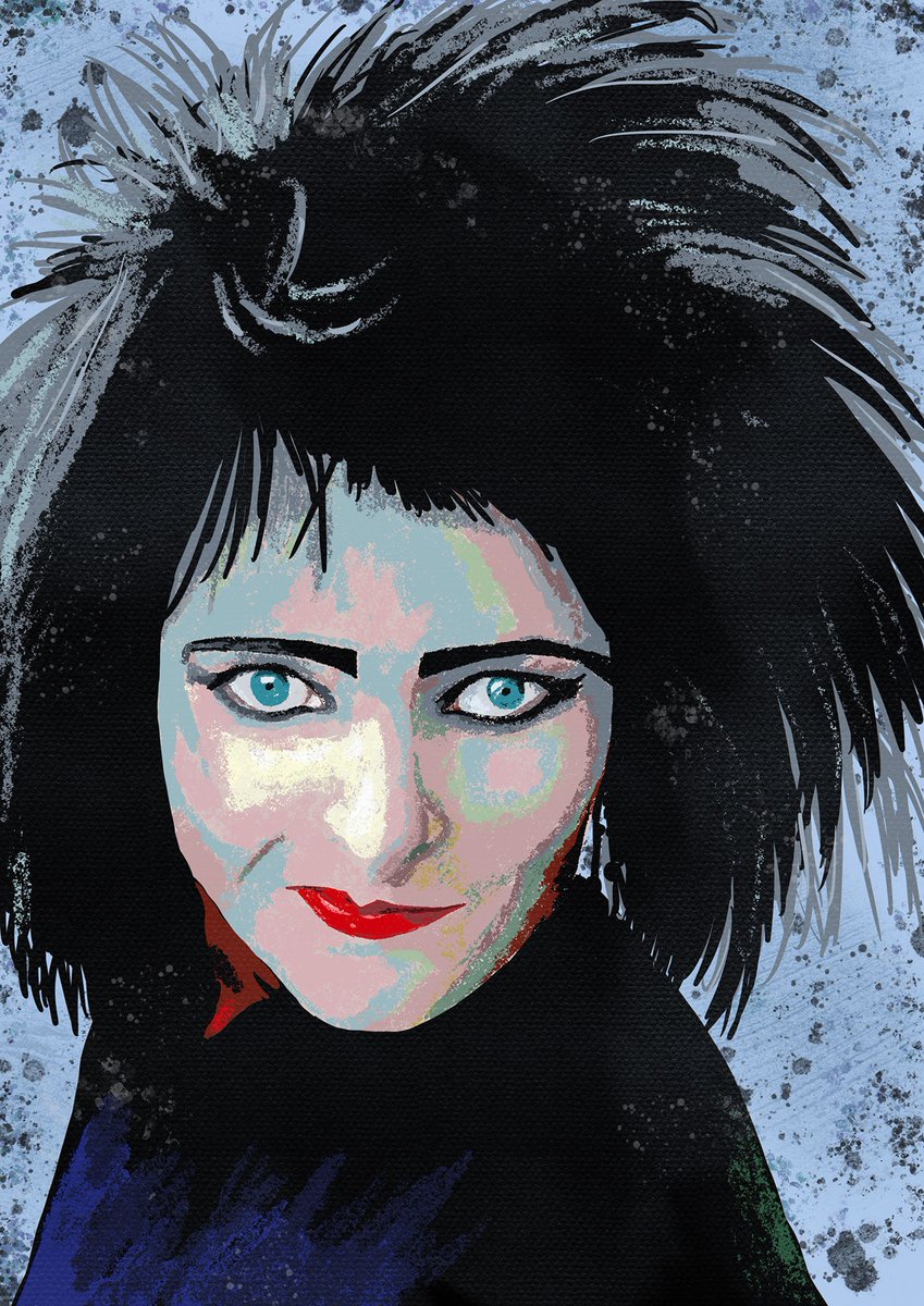 Siouxsie Sioux art print, unframed, Siouxsie and the Banshees, punk wall decor, new wave art, Siouxsie portrait, goth fan gift, goth pop art #NewWaveArt #goth #Portrait #ArtPrint #fan #Siouxsie #gift #PunkWallDecor #ArtworkByPaulaForYou #EtsyEmail 👉etsy.com/listing/988134…