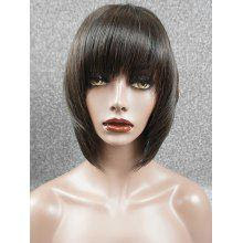 SuperDeals - Gearbest - 9173242956 - Full Fringe Straight Short Bob Human Hair Wig ift.tt/MuSYCXl #SuperDeals #Gearbest