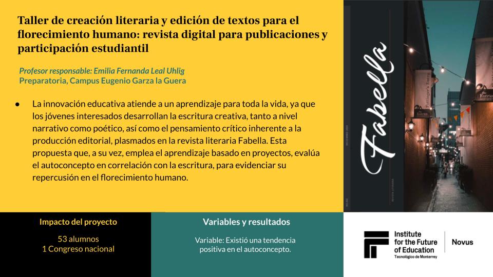 novustec_'s tweet photo. Este proyecto de Emilia Leal del Campus Monterrey consiste en la creación de una revista digital para participación estudiantil donde puedan desarrollar la escritura creativa.
Síguenos https://t.co/uCNfoNkhEo y conoce más historias #NovusTec @TecdeMonterrey #innovationaleducation https://t.co/LybGNu8Bh2